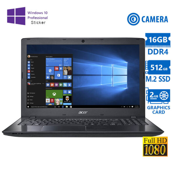 Acer (A-) TravelMate P449-G2-MG i7-7500U/14\"FHD/16GB DDR4/512GB M.2 SSD/No ODD/Camera/Nvidia 2GB/10P