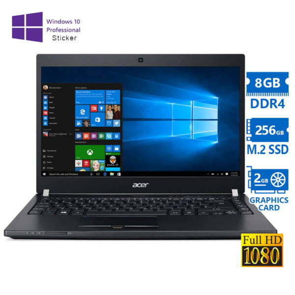 Acer TravelMate P648-MG i7-6500U/14``FHD/8GB DDR4/256GB M.2 SSD/No ODD/Nvidia 2GB/10P Grade A Refurb