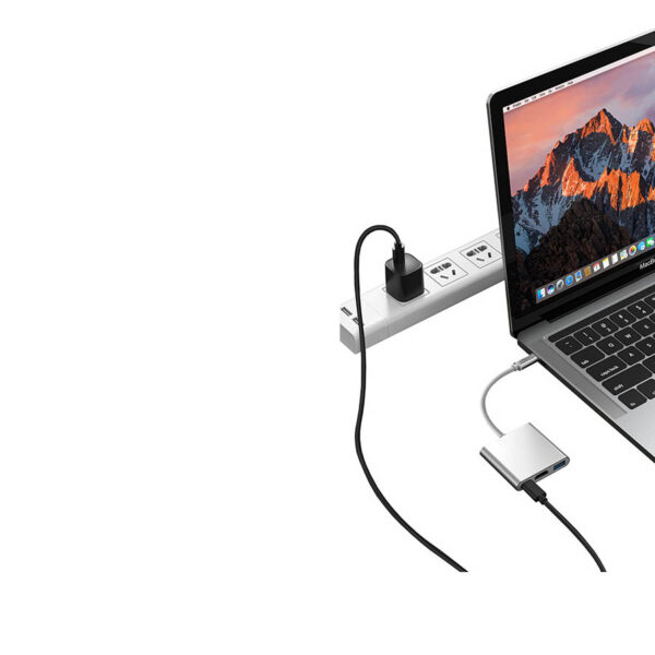 Adaptor USB Type-C 3 in 1/USB 3.0/HDMI/Type-C 3W1 - Image 6