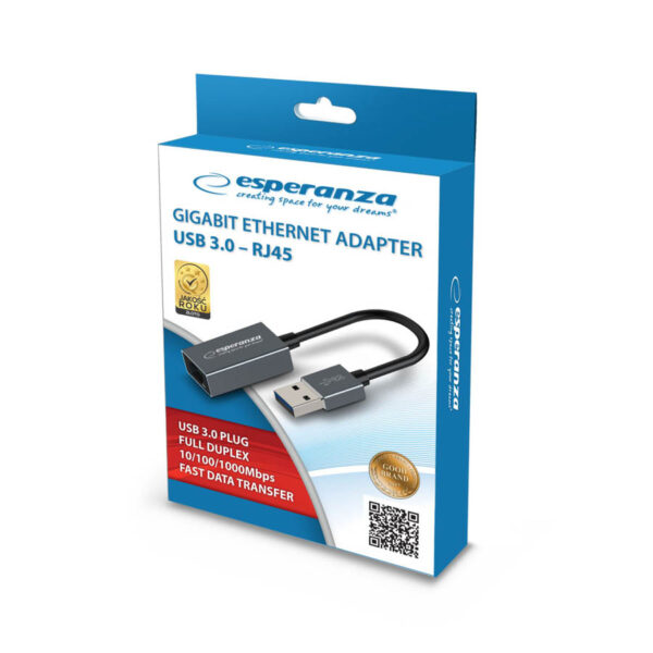 Adaptor USB3.0 to LAN 10/100/1000Mbps ENA101 - Image 2