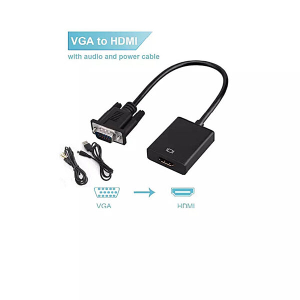 Adaptor VGA σε HDMI w/Audio USB16308 - Image 3