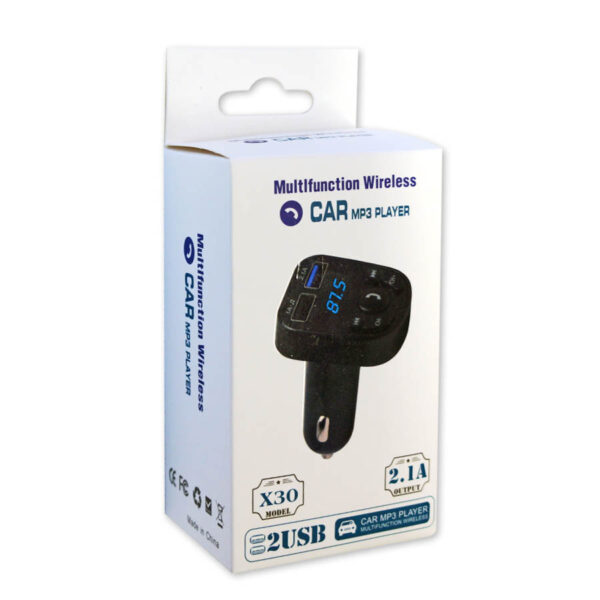 Car MP3 Player Fm Transmitter w/Dual USB Charger 3.1A - Image 3