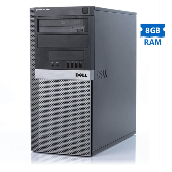 Dell (A-) 980 Tower i7-860/8GB DDR3/500GB/DVD/Grade A- Refurbished PC