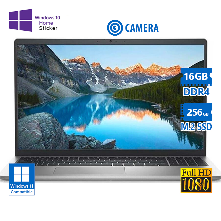 Dell (A-) Inspiron 3520 i7-1255U/15.6\"FHD/16GB DDR4/256GB M.2 SSD/No ODD/Camera/10H Grade A- Refurbi