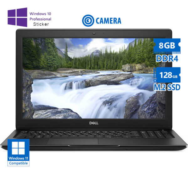Dell (A-) Latitude 3500 i3-8145U/15.6\"/8GB DDR4/128GB M.2 SSD/No ODD/Camera/10P Grade A- Refurbished