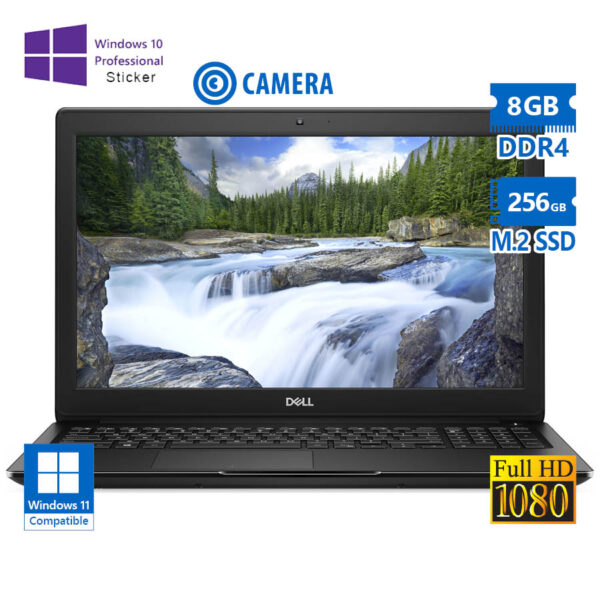 Dell (A-) Latitude 3500 i5-8265U/15.6\"FHD/8GB DDR4/256GB M.2 SSD/No ODD/Camera/10P Grade A- Refurbis