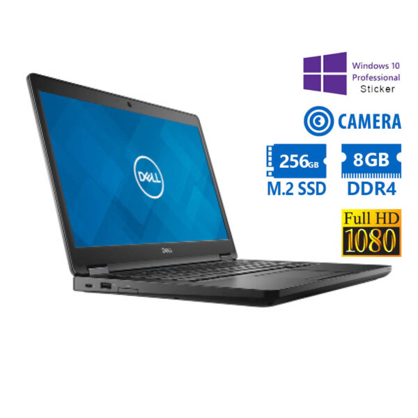 Dell (A-) Latitude 5480 i7-7600U/14\"FHD/8GB DDR4/256GB M.2 SSD/No ODD/Camera/10P Grade A- Refurbishe