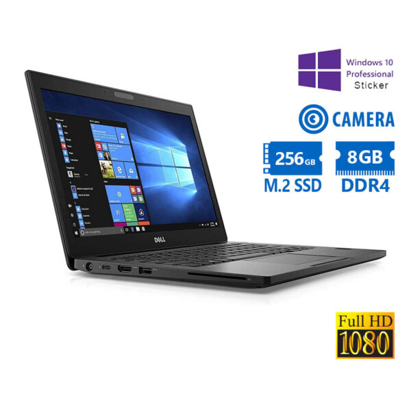 Dell (A-) Latitude 7280 i5-7300U/12.5``FHD/8GB DDR4/256GB M.2 SSD/No ODD/Camera/10P Grade A- Refurbi