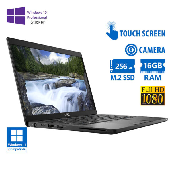 Dell (A-) Latitude 7390 Hybrid 2-in-1 i7-8650U/13.3\"FHD Touchscreen/16GB DDR3/256GB M.2 SSD/No ODD/C