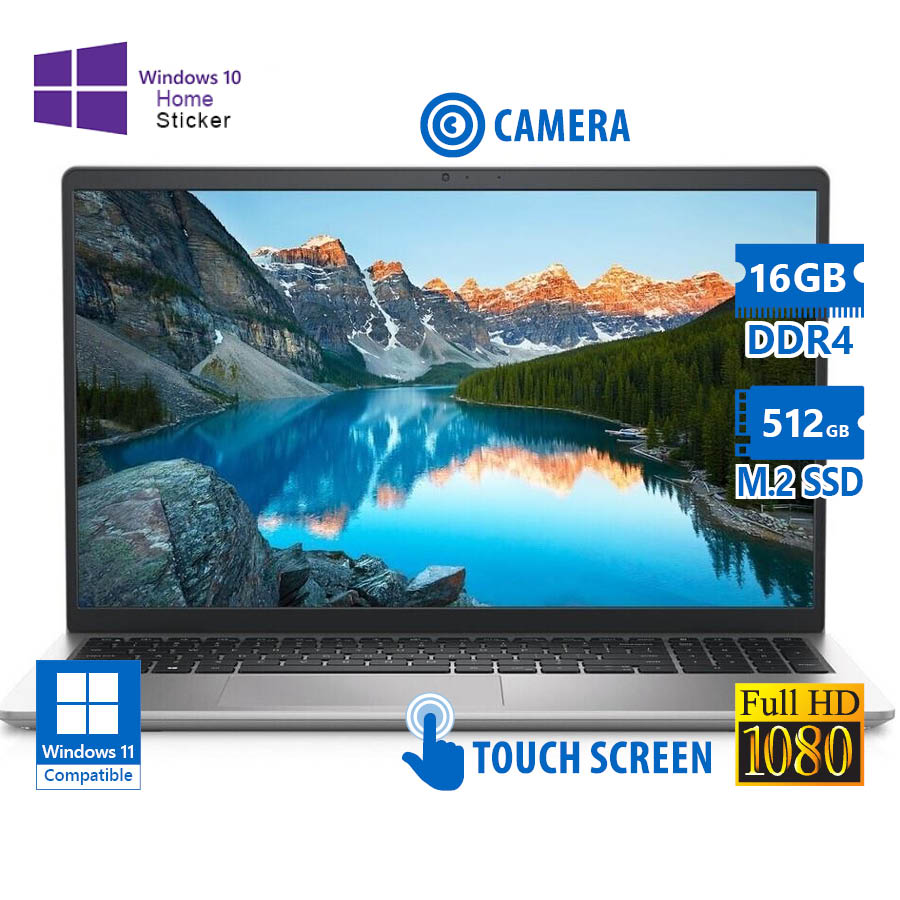 Dell Inspiron 3530 i5-1335U/15.6\"FHD Touchscreen/16GB DDR4/512GB M.2 SSD/No ODD/Camera/10H Grade A R