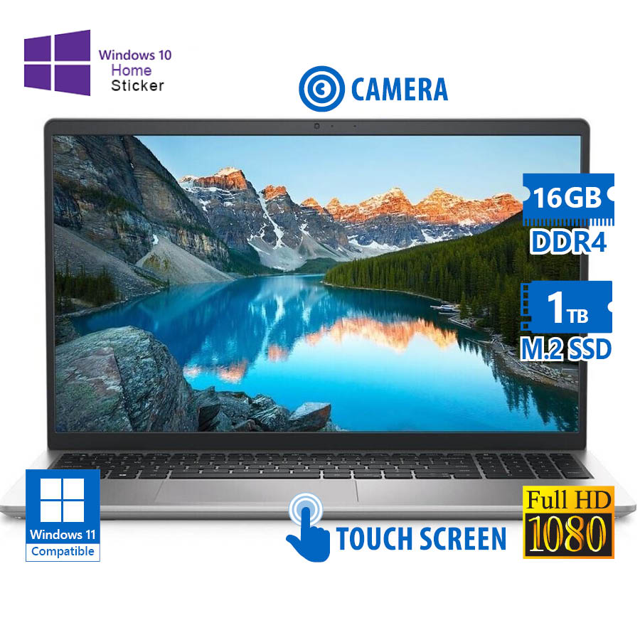 Dell Inspiron 3530 i7-1355U/15.6\"FHD Touchscreen/16GB DDR4/1TB M.2 SSD/No ODD/Camera/10H Grade A Ref