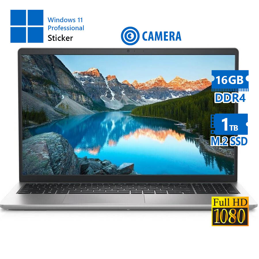 Dell Inspiron 3530 i7-1355U/15.6\"FHD/16GB DDR4/1TB M.2 SSD/No ODD/Camera/11P Grade A Refurbished Lap