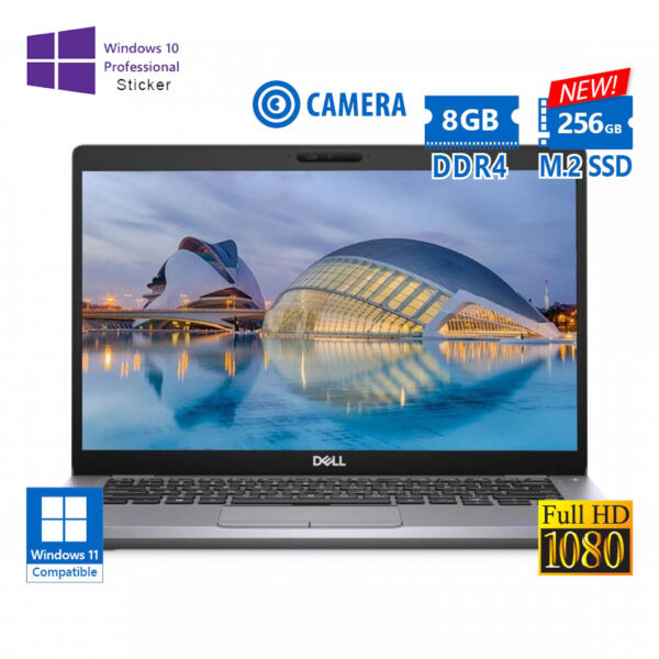 Dell Latitude 5410 i5-10210U/14\"FHD/8GB DDR4/256GB M.2 SSD New/No ODD/Camera/10P Grade A Refurbished