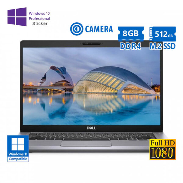 Dell Latitude 5410 i5-10210U/14\"FHD/8GB DDR4/512GB M.2 SSD/No ODD/Camera/10P Grade A Refurbished Lap