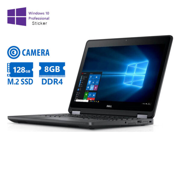 Dell Latitude E5270 i5-6200U/12.5\"/8GB DDR4/128GB M.2 SSD/No ODD/Camera/10P Grade A Refurbished Lapt