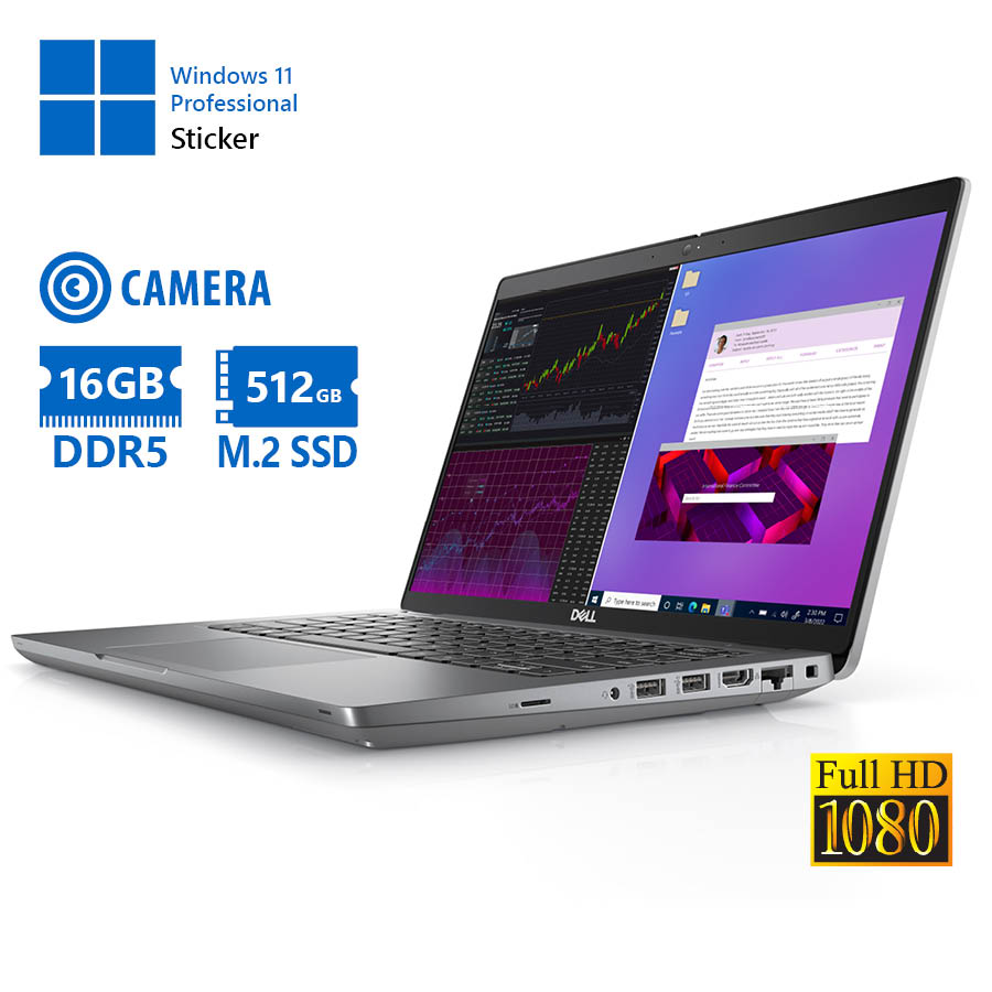 Dell Precision 3470 i5-1250P/14\"FHD/16GB DDR5/512GB M.2 SSD/No ODD/Camera/11P Grade A Refurbished La