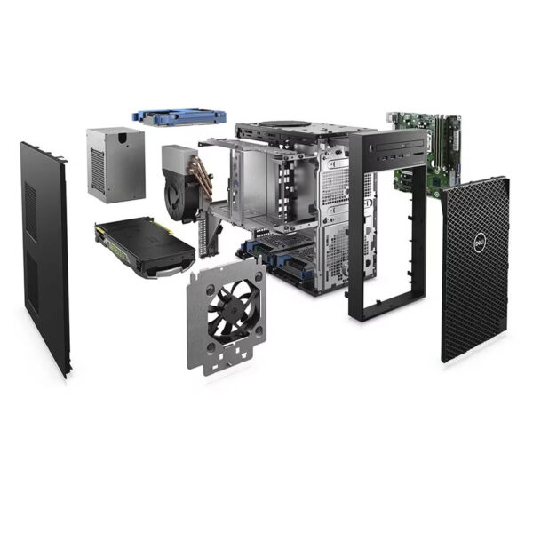 Dell Precision 3630 Tower Xeon E-2124(4-Cores)/32GB DDR4/512GB M.2 SSD/ATI 8GB/No ODD/10P Grade A+ W - Image 5