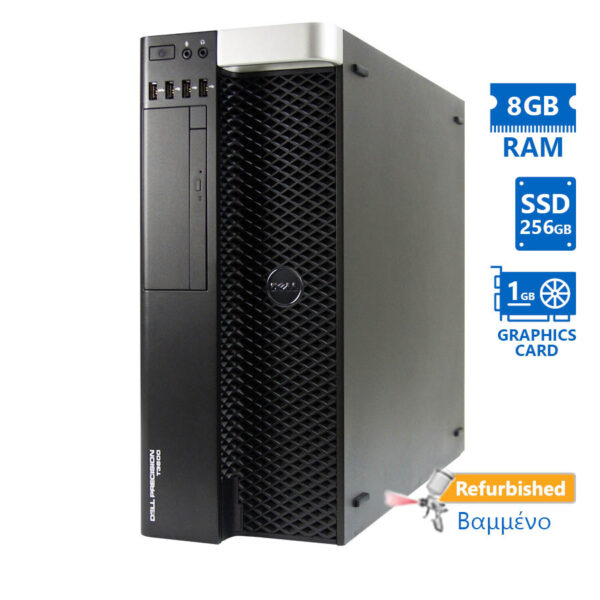 Dell Precision T3600 Tower Xeon E5-1620(4-Cores)/8GB DDR3/256GB SSD/Nvidia 1GB/DVD/7P Grade A+ Works