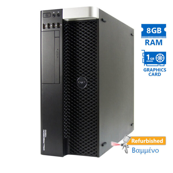 Dell Precision T3600 Tower Xeon E5-1620(4-Cores)/8GB DDR3/500GB/Nvidia 1GB/No ODD/7P Grade A+ Workst