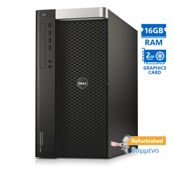 Dell Precision T7610 Tower Xeon E5-1650v2(6-Cores)/16GB DDR3/1TB/Nvidia 2GB/DVD/7P Grade A+ Workstat