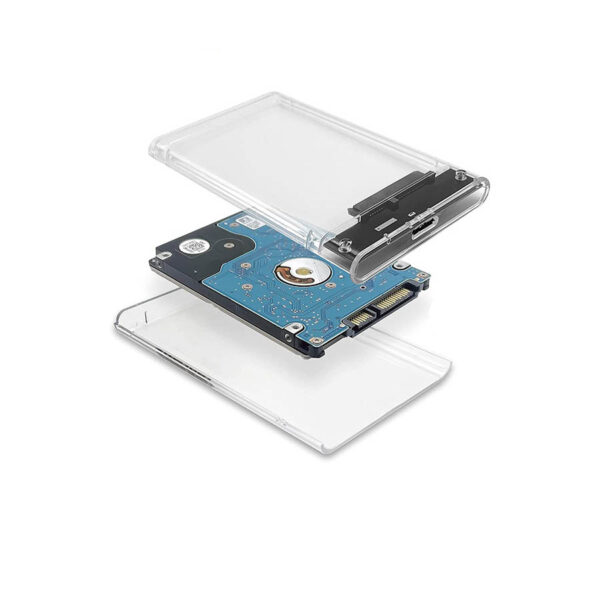 Enclosure USB 3.0 HDD 2.5SATA Transparent USB3TRP - Image 4