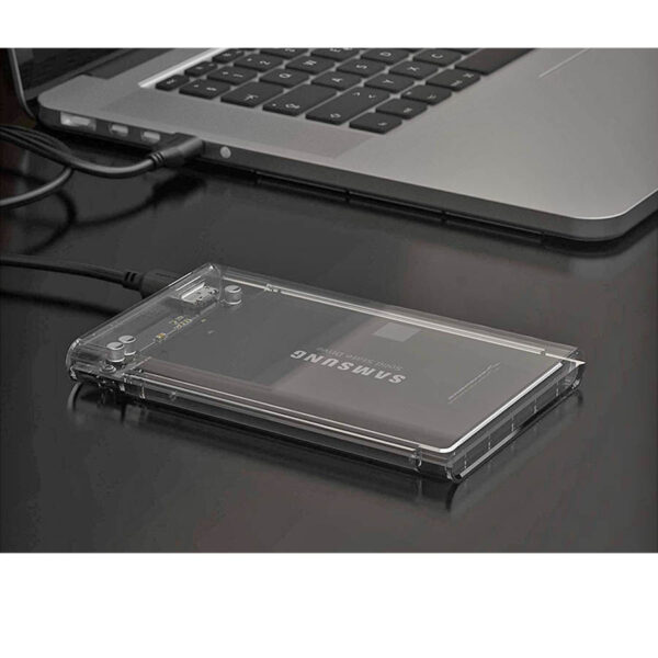 Enclosure USB 3.0 HDD 2.5SATA Transparent USB3TRP - Image 6