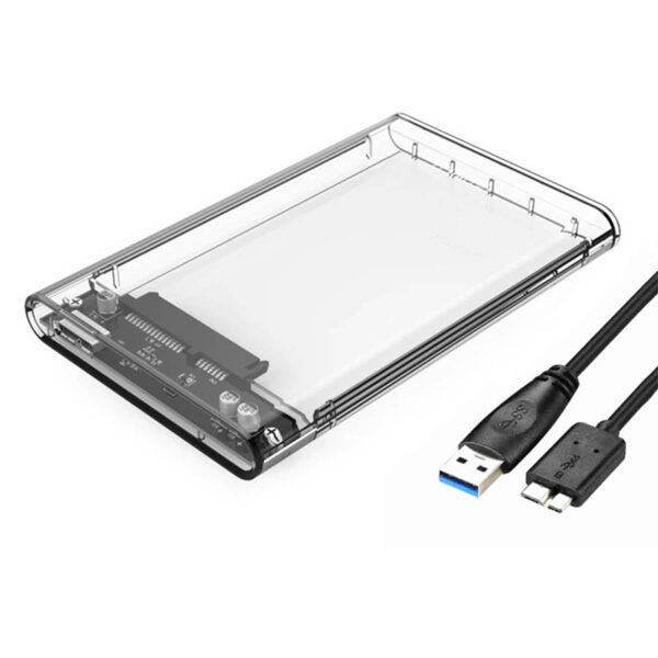 Enclosure USB 3.0 HDD 2.5SATA Transparent - Image 2