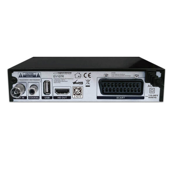 Esperanza αποκωδικοποιητής DVB-T2 H.265/HEVC EV107R - Image 2