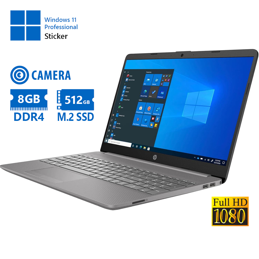 HP 250 G9 i5-1235U/15.6\"FHD/8GB DDR4/512GB M.2 SSD/No ODD/Camera/11P Grade A Refurbished Laptop