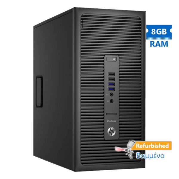 HP 600G1 Tower i5-4670/8GB DDR3/2x 500GB/No ODD/7H Grade A+ Refurbished PC
