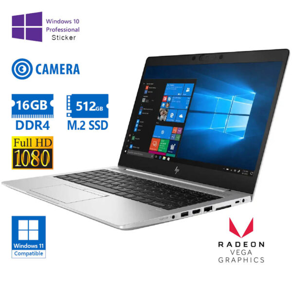 HP (A-) EliteBook 745 G6 Ryzer 7 Pro 3700U/14”FHD/16GB DDR4/512GB M.2 SSD/w/Radeon™ Vega 10 Graphics