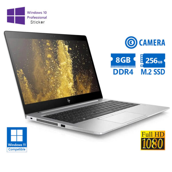 HP (A-) Elitebook 840 G5 i5-8350U/14``FHD/8GB DDR4/256GB M.2 SSD/No ODD/Camera/10P Grade A- Refurbis