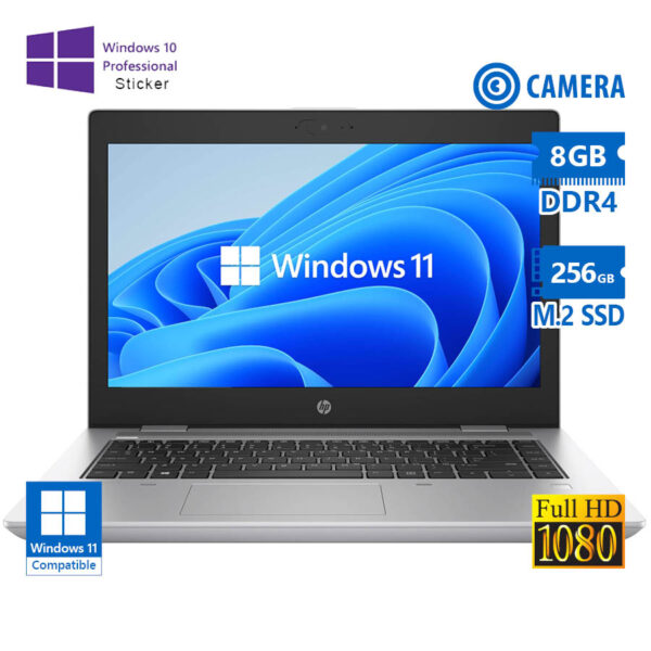 HP (A-) ProBook 640 G5 i5-8365U/14\"FHD/8GB DDR4/256GB M.2 SSD/No ODD/Camera/10P Grade A- Refurbished