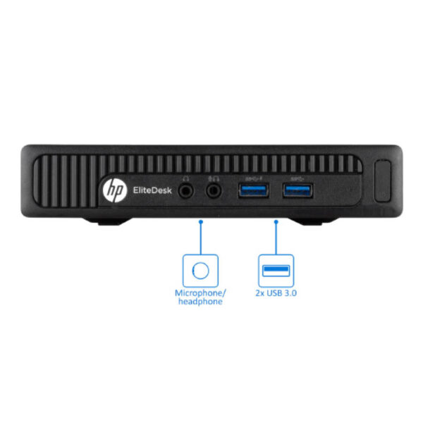 HP EliteDesk 800G1 DM i5-4590T/8GB DDR3/500GB/No ODD/10P Grade A Refurbished PC - Image 4