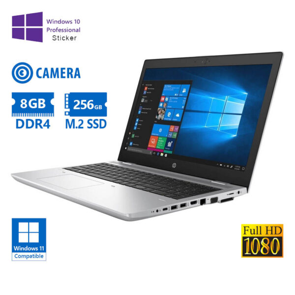 HP ProBook 640 G4 i5-8350U/14``FHD/8GB DDR4/256GB M.2 SSD/No ODD/Camera/10P Grade A Refurbished Lapt