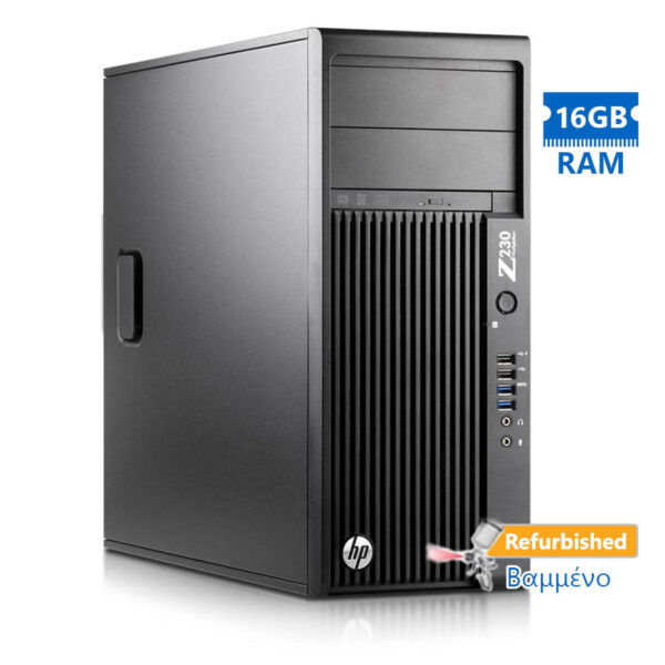 HP Z230 Tower i7-4770/16GB DDR3/1TB/DVD/8P Grade A+ Workstation Refurbished PC