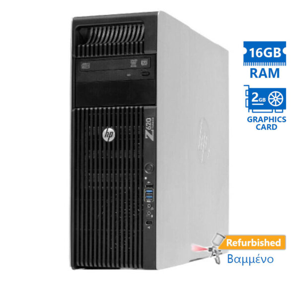 HP Z620 Tower Xeon E5-2620(6-Cores)/16GB DDR3/1TB/Nvidia 2GB/DVD/7P Grade A+ Workstation Refurbished