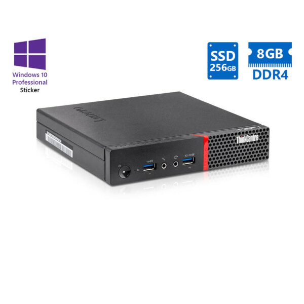 Lenovo (A-) ThinkCentre M700 Tiny i5-6500T/8GB DDR4/256GB SSD/No ODD/10P Grade A- Refurbished PC