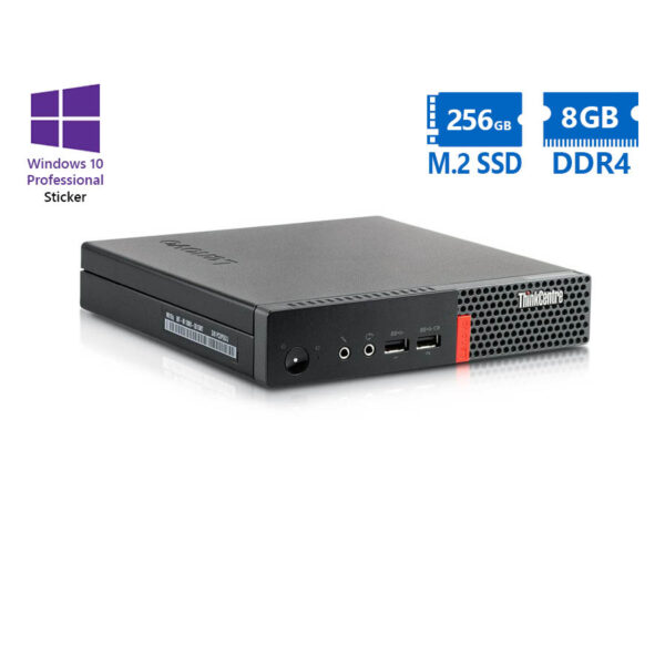Lenovo (A-) ThinkCentre M710q Tiny i5-7500T/8GB DDR4/256GB M.2 SSD/No ODD/10P Grade A- Refurbished P