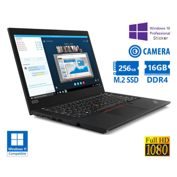 Lenovo (B) ThinkPad L480 i5-8250U/14``FHD/16GB DDR4/256GB M.2 SSD/No ODD/Camera/10P Grade B Refurbis