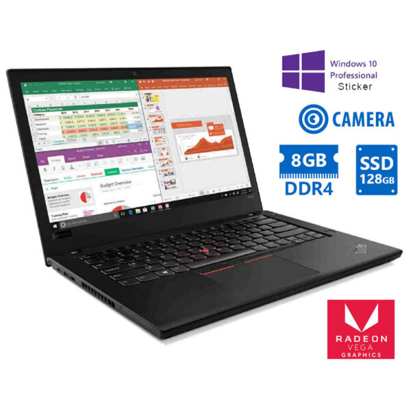 Lenovo ThinkPad A485 Ryzen 3 Pro 2300U/14”/8GB DDR4/128GB SSD/w/Radeon™ Vega 6 Graphics (6C@1100MHz)