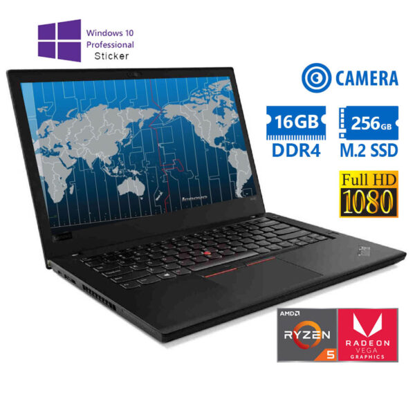 Lenovo ThinkPad A485 Ryzen 5 Pro 2500U/14``FHD/16GB DDR4/256GB M.2 SSD/w/Radeon™ Vega 8 Graphics (8C