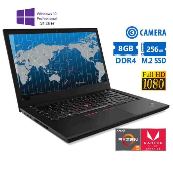 Lenovo ThinkPad A485 Ryzen 5 Pro 2500U/14``FHD/8GB DDR4/256GB M.2 SSD/w/Radeon™ Vega 8 Graphics (8C@