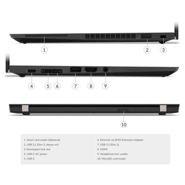 Lenovo ThinkPad X395 Ryzen 5 Pro 3500U/13.3``FHD/8GB DDR4/256GB M.2 SSD/w/Radeon™ Vega 8 Graphics (8 - Image 3