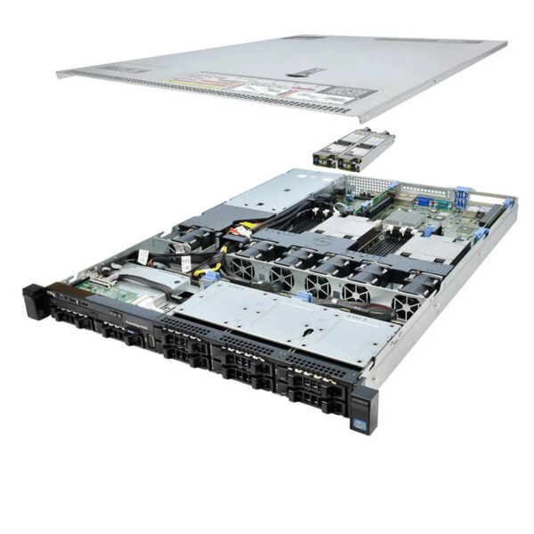 Refurbished Server Dell Poweredge R420 R1U E5-2430(6-cores)/16GB DDR3/2x600GB 10K/8xSFF/1xPSU/DVD/Pe - Image 3