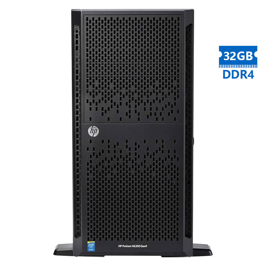 Refurbished Server HP ML350 G9 Tower E5-2620v3/32GB DDR4/No HDD/DVD/8xSFF/2xPSU