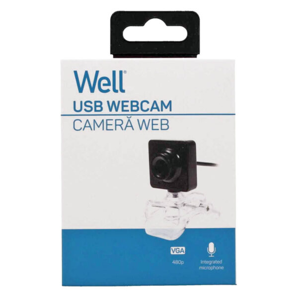 USB Webcam w/microphone 480P Well 401BK-WL - Image 5