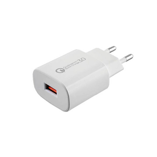 Universal USB 3.0 Fast Travel Wall Charger QC 3.0 4000mA 5V-9V-12V Λευκό Lime LTU24