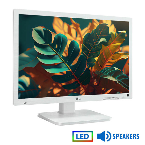 Used (A-) Monitor 22MB65PY LED/LG/22”/1680x1050/Wide/White/w/Speakers/Grade A-/D-SUB & DVI-D & DP &