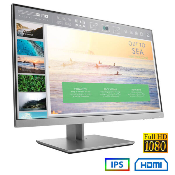 Used (A-) Monitor E233 IPS LED/HP/23``FHD/1920x1080/Wide/Black/Grade A-/D-SUB & DP & HDMI